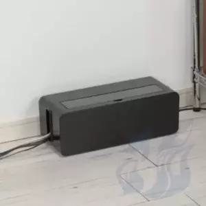 일본 멀티탭 케이스 대형 블랙 전선정리케이스 멀티탭