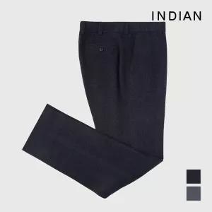 [INDIAN] 투톤 울100 체크팬츠_MIEDAXW9501