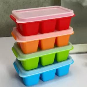 2세트 국산 아이스몰드 얼음틀 뚜껑포함 실리콘틀 각 실리콘얼음트레이