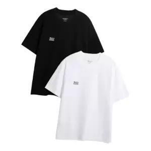 매장정품 CODEGRAPHY 코드그라피 [2PACK] CGP 스몰 스퀘어 로고 반팔 티셔츠 CBEUUTS201ZZ 635509