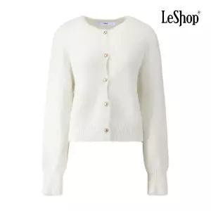 [롯데백화점]르샵 골드 버튼 라운드 포그니 니트 가디건 BPAKC001A