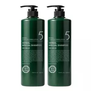 댕기머리 허벌 스페셜 샴푸 1000ml 2개 / 탈모완화 기능성 한방샴푸