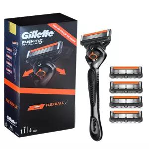 질레트 면도날 5입+프로글라이드 면도기 핸들 선물팩 세트