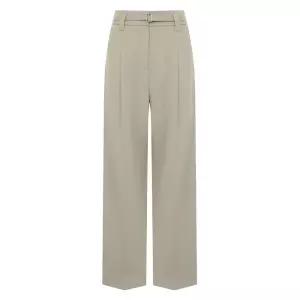 [롯데백화점]라인에디션 스퀘어 버클 벨티드 와이드 슬랙스(NWSLPA01)