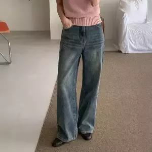 [코코블랑] 쇼메 본딩기모 데님 팬츠(숏,롱)