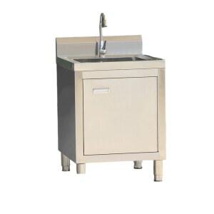 스텐 업소용 간편 씽크대 걸레 204 주방수납 야외개수대 식당용 세면대