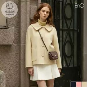 [ENC] 핸드메이드 골드버튼 스티치코트 (ENJH34T51A)
