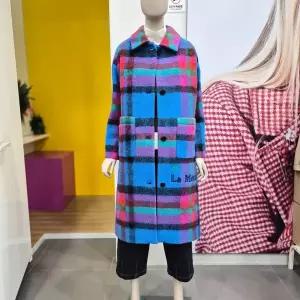 [베네통] 마크 코트 BACTB1561 BL