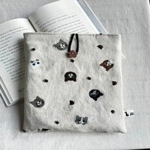 북 파우치 자수 파우치 아이패드 갤럭시 태블릿잭빈