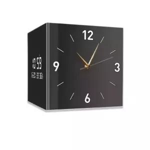 양면 벽시계 온도 전자 거실 화이트 10인치 디지털 제품 인테리어 충전식 날짜