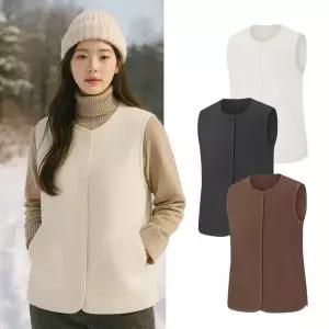 콜핑 여성 겨울 부드러운 플리스 등산 조끼 KSC763WV2W