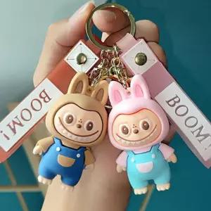 [로랑] 귀여운몬스터 라부부 인형키링 2개세트 W753x2