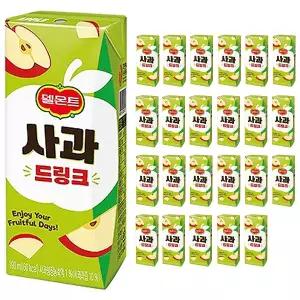 롯데 델몬트 사과 드링크 190ml x 24개