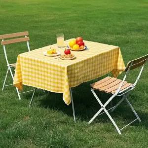 방수 비 식탁보 테이블매트 돗자리 체크 (WFL8TW4)