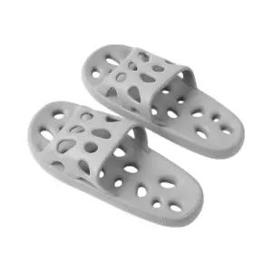 물빠짐 샤워화 (265-270mm 그레이) DK79두꺼운슬리퍼 미끄럼방지욕실화 실내화 베란다 욕실화 논슬립