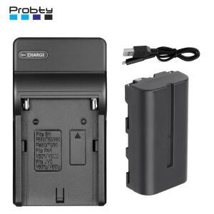 소니 NP F550 NP-F570 교체용 배터리 + 핸디 캠용 USB 충전기 LED 라이트 폴라로이드 카메라 비디오 조명