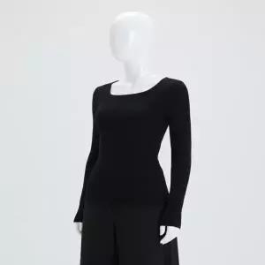 미쏘 스퀘어넥 골지 풀오버_MIWKAF979T 598286