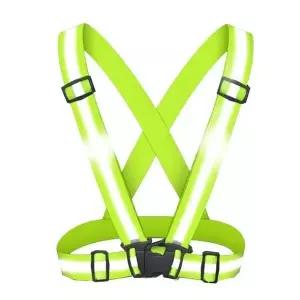 [하프클럽/]야광 반사 안전 작업벨트 조끼 멜빵 X밴드 안전밴드