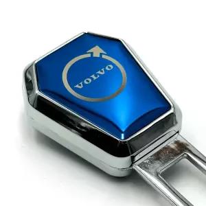 볼보 안전벨트 연장 클립 미러링 메탈 커버 1개입