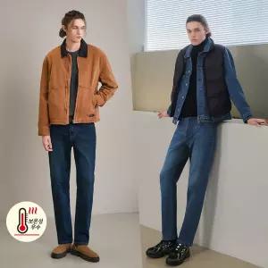 [2종]맥스튜어트 남성 웜기모 릴렉스 데님