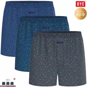 BYC셀핑크 60수프리미엄트렁크팬티3매입 CEL4100