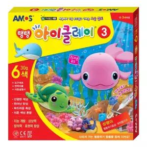 아모스 탱탱 아이클레이 3번세트 30g 6색