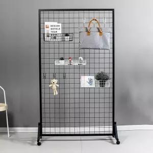 철망 파티션 진열대 네트망 철제 철망파티션 스탠드 이동식
