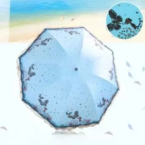 [하프클럽/]나비 트렌드 올 귀여운 레이스 우산 접이식 암막 양우