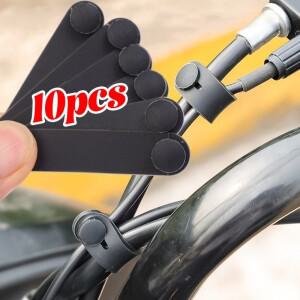 1-10Pcs 바이크 오토바이 고무 프레임 고정 케이블 배선 하네스 전원 코드 클러치 라인 브레이크 탄성 액세