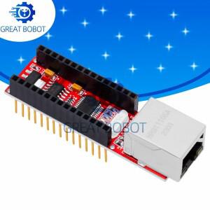 나노 3.0 이더넷 웹서버 보드 모듈 V3 쉴드 ENC28J60 마이크로칩 HR911105A