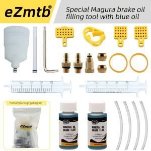 EZmtb 자전거 유압  브레이크 2병 60ml2oz 미네랄 오일 배출 액세서리 세트 산악 도로 유지보수 도구