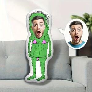 맞춤형 플러시 베개 - 사진텍스트, 생일, 크리스마스, 발렌타인데이 선물용 부드러운 메시지 쿠션