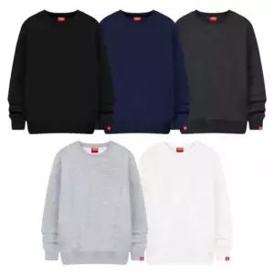 커플용플리스 맨투맨티셔츠 와이드핏 올데이 단체티 (WFK1W73)