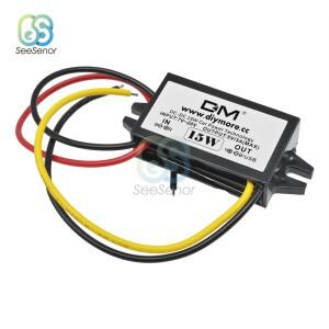DC/DC 12V ~ 5V 3A 15W 자동차 전력 벅 컨버터 레귤레이터 스텝 다운 전압 전원 공급 장치 출력 어댑터 저