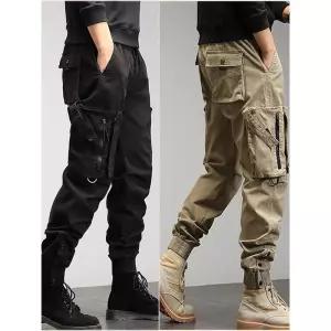 남자 바이크바지 라이딩진 조거 슬림핏 카고 오토바이