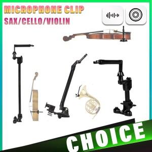 악기용 특정 칼라 클립 마이크 - 색소폰 첼로 바이올린 조정 가능 성능