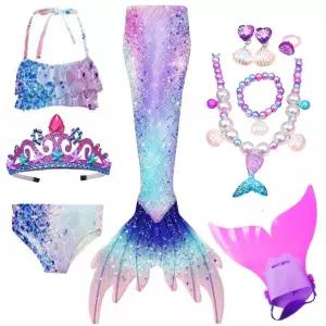인어공주 의상 꼬리 튬 조개 의상 공연 비키니