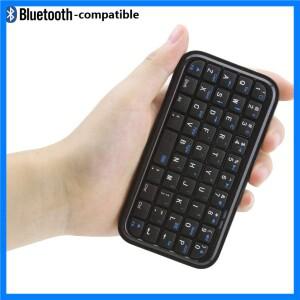 블루투스 호환 3.0 키보드 충전식 미니 슬림 여행 무선 소형 휴대용 49 키 키패드 태블릿 스마트 폰용