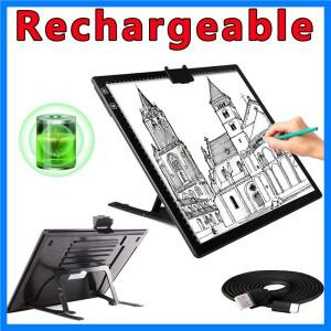 A3/A4 라이트 패드 무선 배터리 구동 라이트 박스 Artcraft 트레이싱 패드 아티스트 드로잉 X-ray 용 충전
