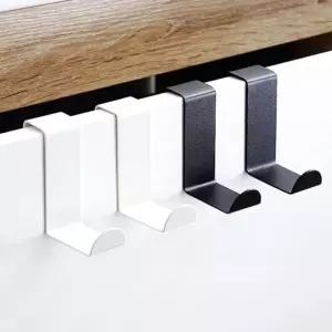 도어후크걸이 도어걸이 행거 옷걸이 2개 블랙 (WFJPVKT)