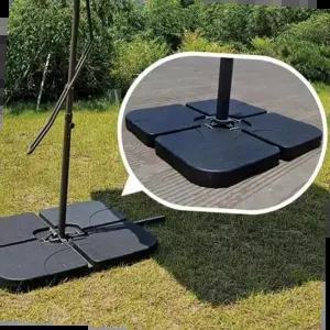 파라솔기둥고정 대형파라솔 물통받침대 한세트 중량 받침대 4P 4개