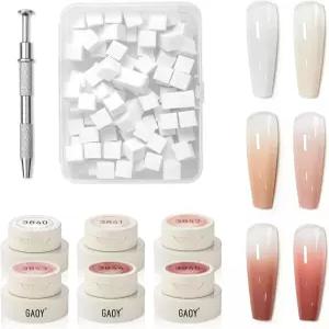 GAOY 쿠션 옴브레 페인팅 젤 키트 스펀지와 그래버 툴이 포함된 6가지 색상의 그라디언트 패팅 폴리쉬 네일