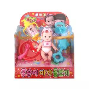 4세여아 아기 돌보기 역할놀이 장난감 유아인형 어린이선물 키덜트 5세 3세