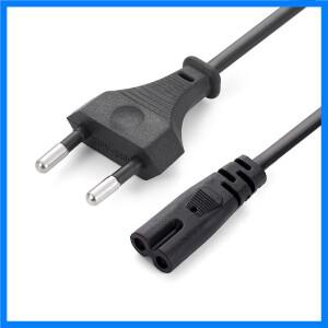 델 노트북 충전기용 EU 전원 케이블 캐논 엡손 프린터 라디오 스피커 PS4 XBOX One S 1.5M 2 핀 IEC320 C7