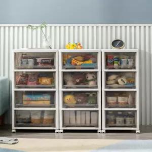 바퀴달린 플라스틱 수납장 미니트롤리 틈새 세탁실 이동식 서랍장