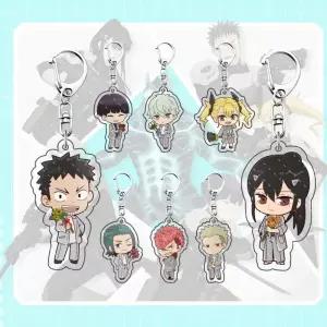 괴수8호굿즈 괴수8호키링 아크릴 열쇠고리 캐릭터 카프카 키코루