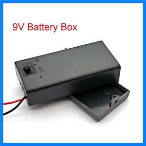 와이어 리드 ON/OFF 스위치 커버 케이스가 포함된 9V 배터리 홀더 박스 케이스