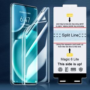 [호환품]화웨이 호환 아너 400 300 200 프로 매직 8 7 6 라이트 X9A X9B용 3개입 HD 전면 하이드로겔 필름