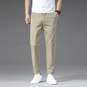 솔저스2 남자 배기핏 바지 아이스 스판 슬림 쿨링팬츠 배기 9부 캐주얼 입체커팅 OPH5