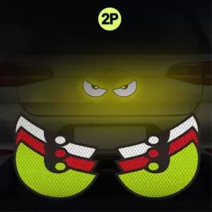 오토바이용 안전 반사스티커 2P 세트 레이꾸미기 자동차데칼 셀프튜닝 30대여성